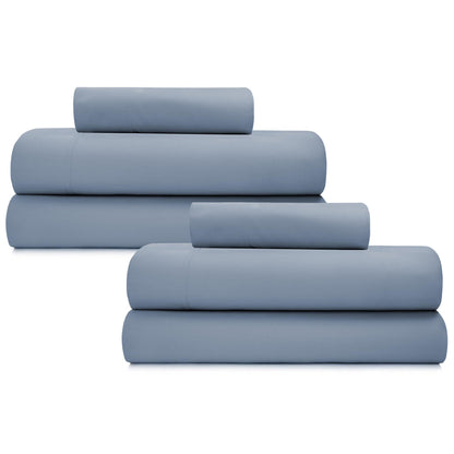 California Design Den 100% Organic Cotton Queen Bed Sheet Set, Olive Green