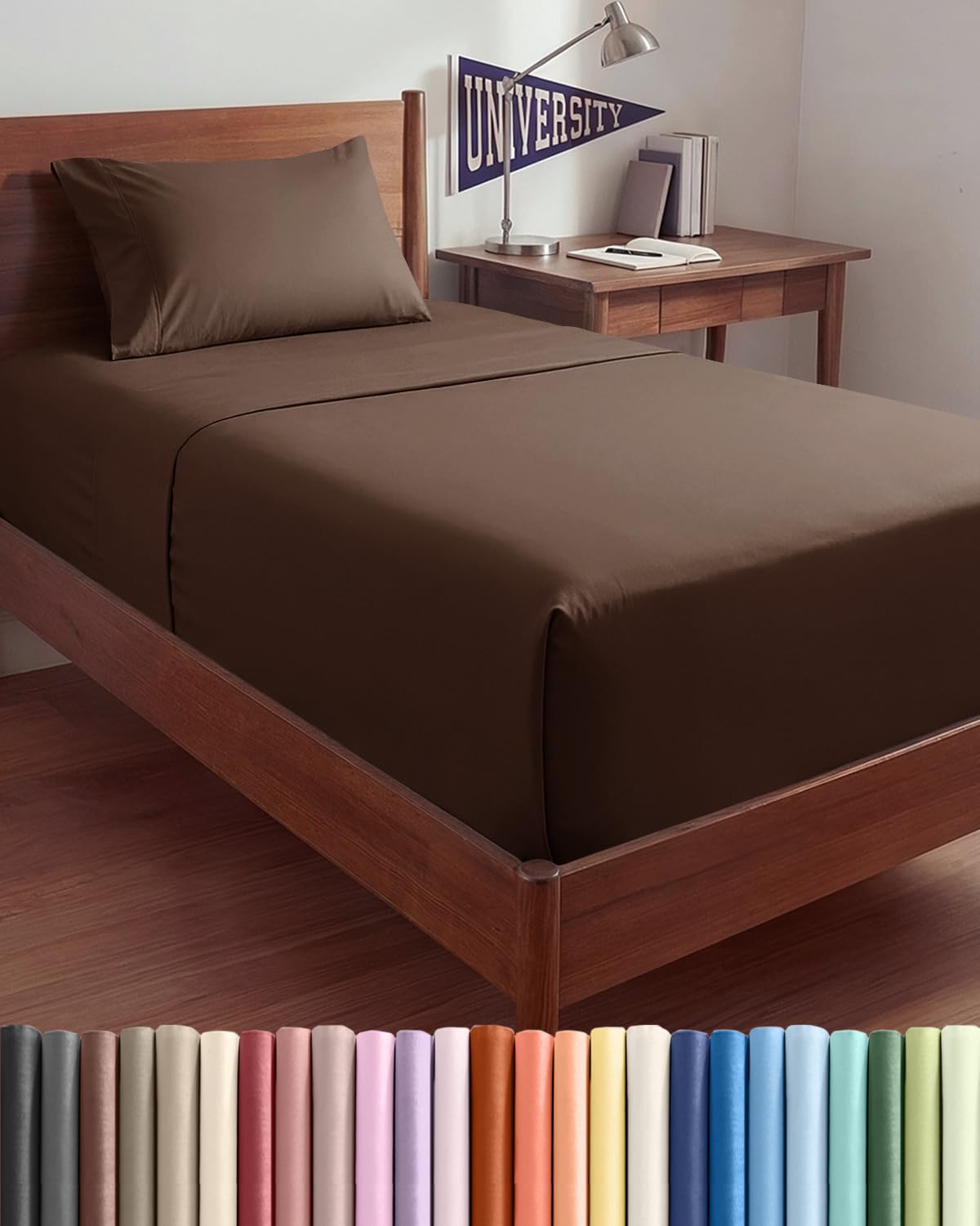 Extra Deep King Sheet Set - 4 Piece Breathable & Cooling - Antique White