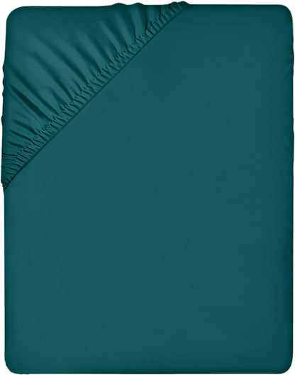 Pack of 6 Twin Fitted Sheet, Fits Up to 15 Inch Deep Pocket, White