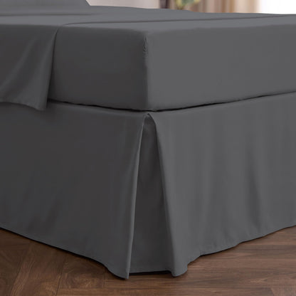 Mellanni Bed Skirt Queen Size - Tailored Drop Bed Skirting