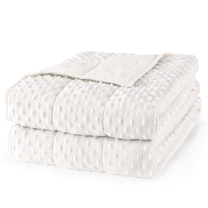 Mr. Sandman Cooling Weighted Blanket for Adults, Queen Size 15 lbs, 60″x80″