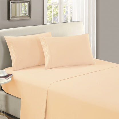 Mellanni King Size Flat Sheet - Iconic Collection Bedding