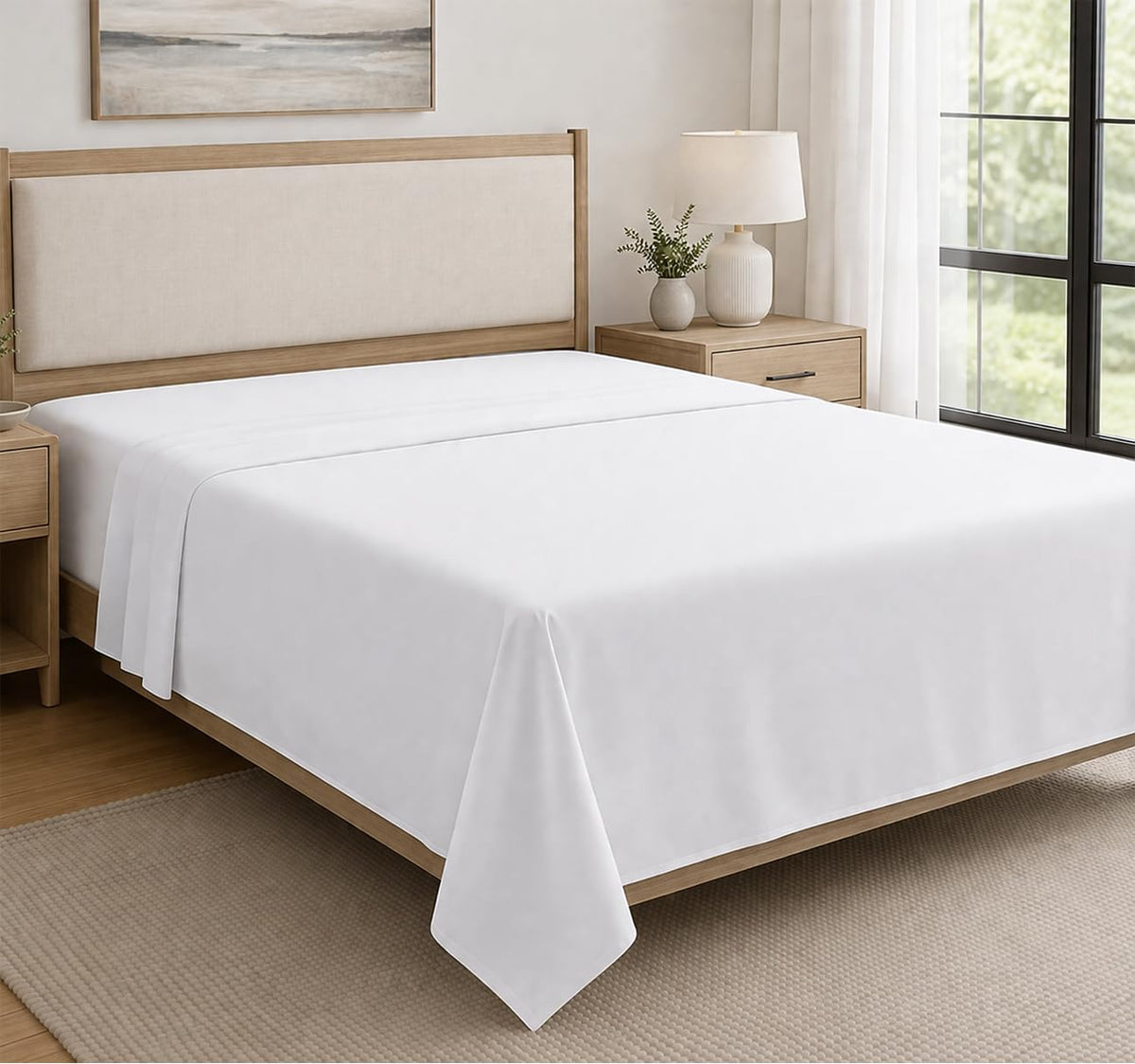 Twin Size Flat Sheets Only Hotel Quality Luxury Single Wrinkle Free & Fade Resistant Flat Sheet - Extra Soft, Breathable Bedding for Easy Care Bed Sheet Navy Blue Flat Sheet Only