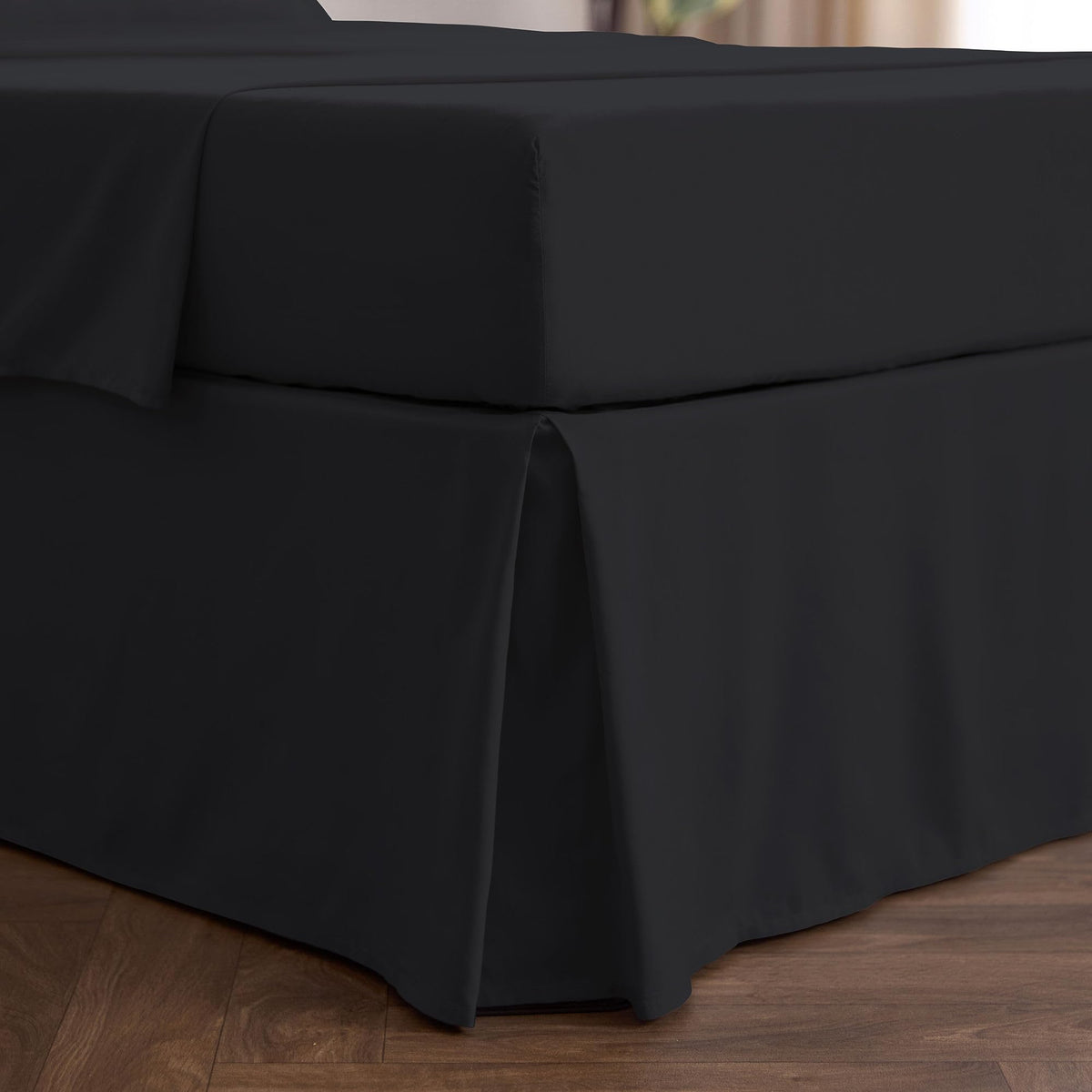 Mellanni Bed Skirt Queen Size - Tailored Drop Bed Skirting