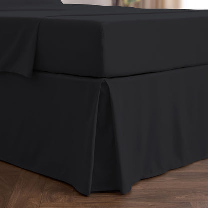 Mellanni Bed Skirt Queen Size - Tailored Drop Bed Skirting