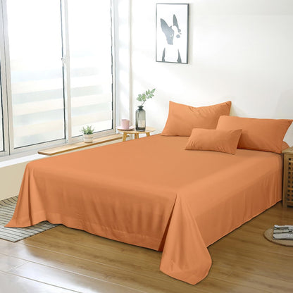 Bedding Twin Flat Sheet - Soft Brushed Microfiber, Shrinkage and Fade Resistant Top Sheet - Easy Care - 1 Flat Sheet Only, Pink