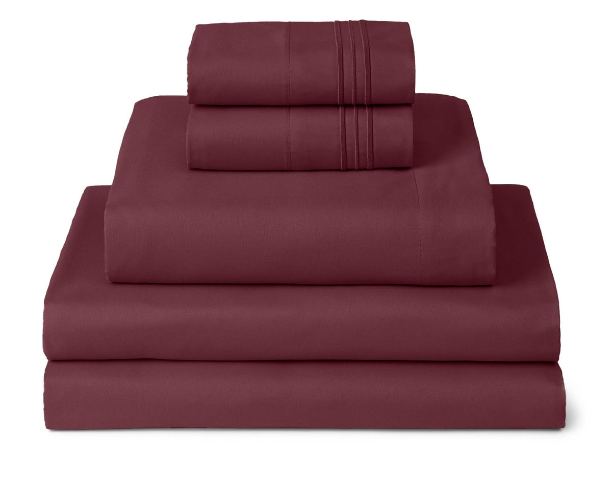 Mellanni Iconic 4-Piece, Ultra Soft Sheet Set (Queen, White)