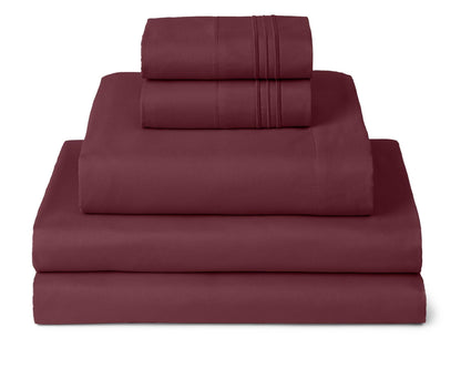 Mellanni Iconic 4-Piece, Ultra Soft Sheet Set (Queen, White)