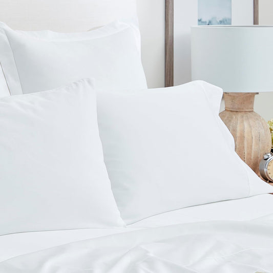 BOLL & BRANCH Signature Hemmed Flat Sheet, King, White
