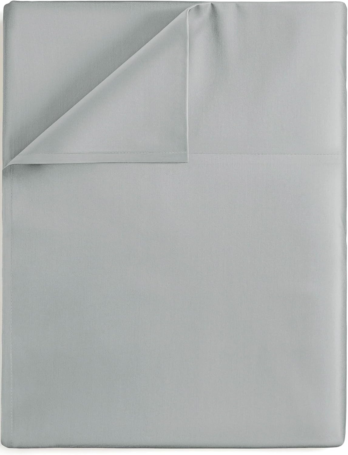 100% Egyptian Cotton Flat Sheet King, 1 Pc King Flat Sheet Only, White