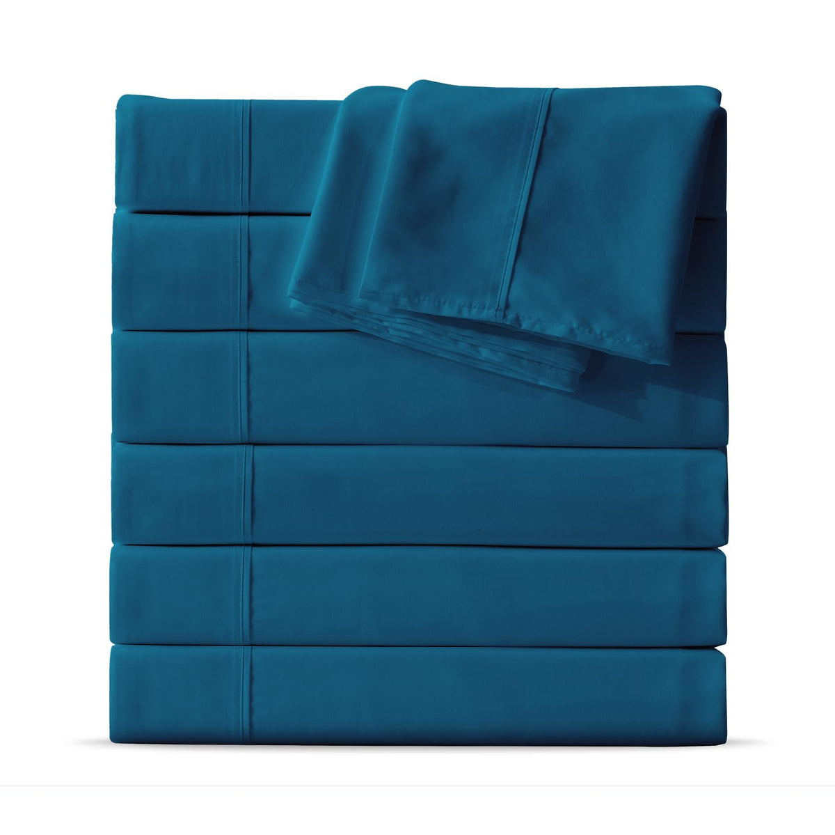Maple&Stone Twin Flat Sheets Only Bulk Pack of 6 Wholesale Bedding White