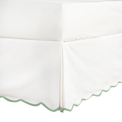 HIG Chic 14'' Queen BedSkirts Scallop Edge Pleated Dust Ruffle