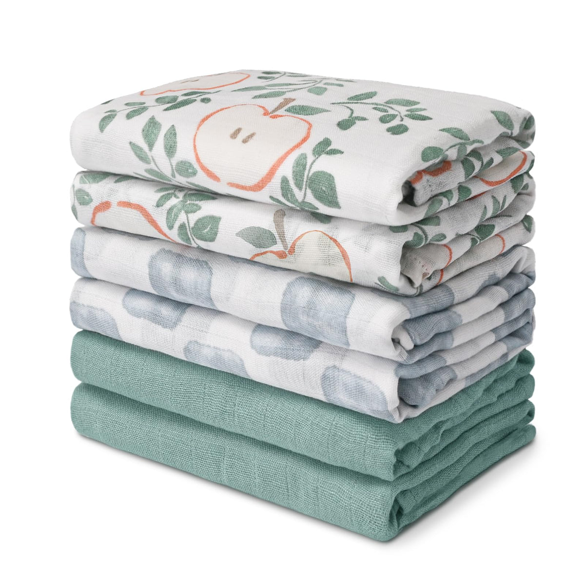 GLLQUEN BABY Receiving Blankets Boy Muslin Swaddle Blankets for Newborn