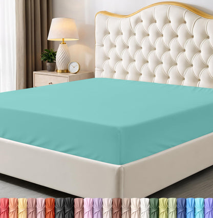 Pack of 6 Twin Fitted Sheet, Fits Up to 15 Inch Deep Pocket, White
