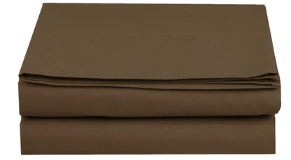Elegant Comfort Premium Hotel Quality 1-Piece Flat Sheet, Luxury and Softest 1500 Premium Hotel Quality Microfiber Bedding Flat Sheet, Wrinkle-Free, Stain-Resistant, California King, Cream