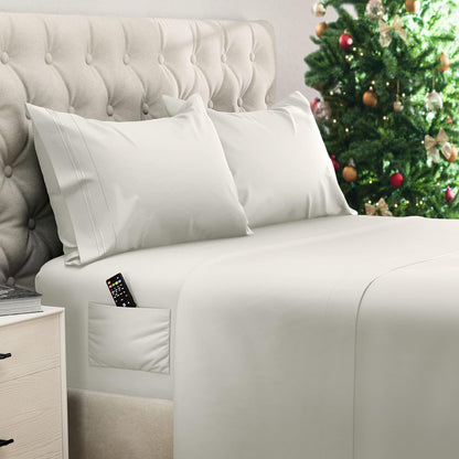 DREAMCARE King Size Sheets Set - King - Extra Deep - Gray