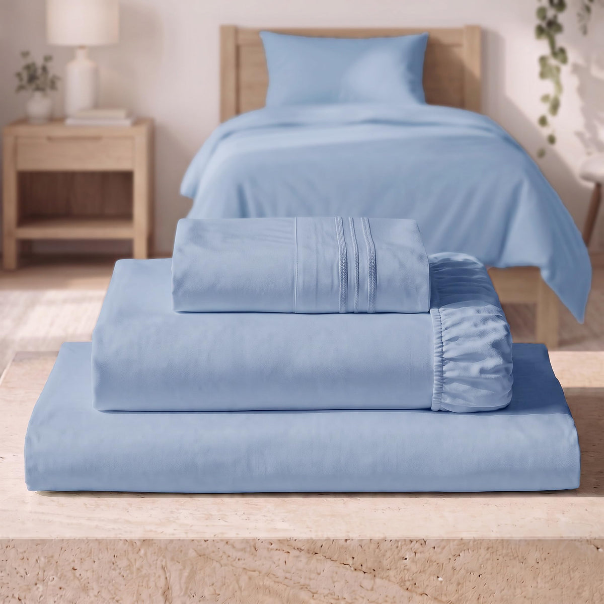 Mellanni Iconic 4-Piece, Ultra Soft Sheet Set (Queen, White)