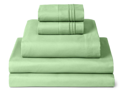 Mellanni Iconic 4-Piece, Ultra Soft Sheet Set (Queen, White)