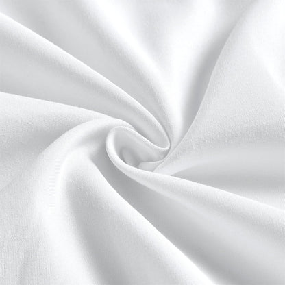 FreshCulture Twin Flat Sheets Only, Pack of 6, Soft Microfiber Bedding Sheets for Home, Salons, Hotels, Bulk Flat Sheets Only Twin Size (White)