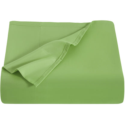 NTBAY Queen Microfiber Flat Sheet, 90 x 102, Black