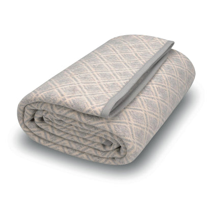 ACUSHLA Merino Wool Camping Blanket Warm Outdoor Travel Throw,Morocco Grey