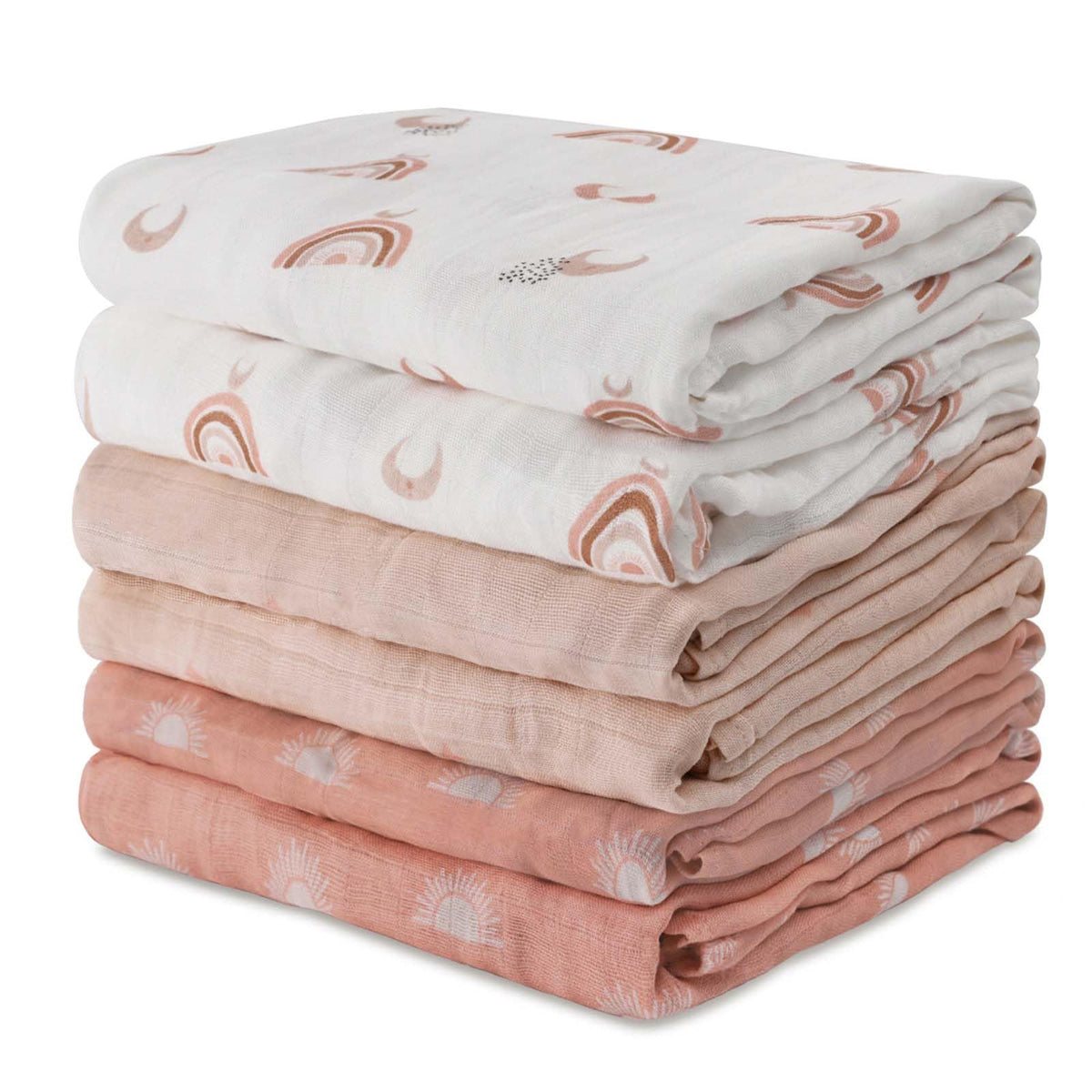 GLLQUEN BABY Receiving Blankets Boy Muslin Swaddle Blankets for Newborn