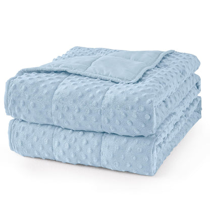 Mr. Sandman Cooling Weighted Blanket for Adults, Queen Size 15 lbs, 60″x80″