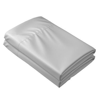 Queen Size Flat Sheet Only, Soft & Breathable Top Flat Sheet, White