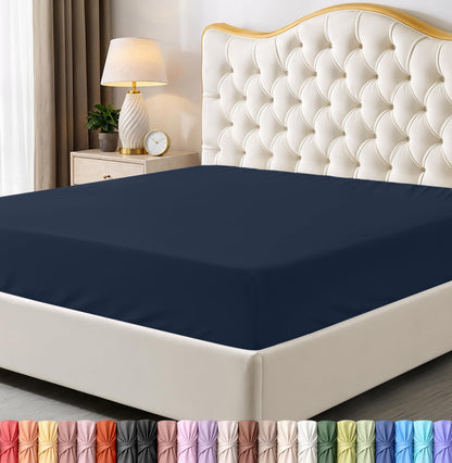 Pack of 6 Twin Fitted Sheet, Fits Up to 15 Inch Deep Pocket, White