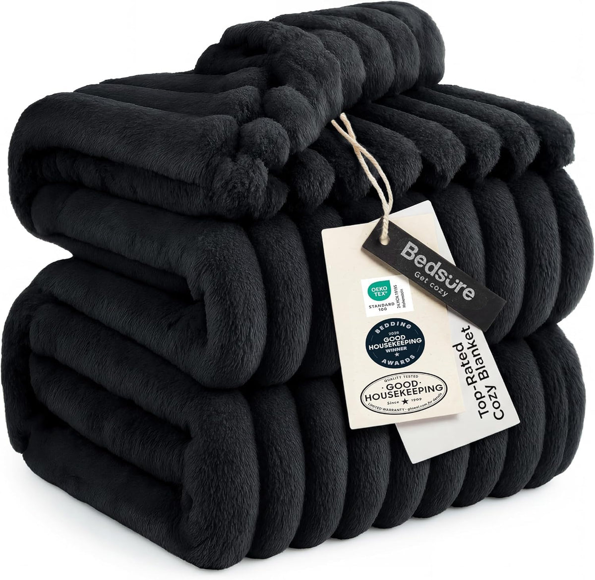 Bedsure Soft Beige Throw Blanket for Couch Decor Gifts 50"x60"