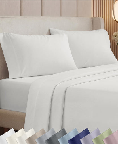 California Design Den Luxury 1000 Thread Count King Size Sheets Set