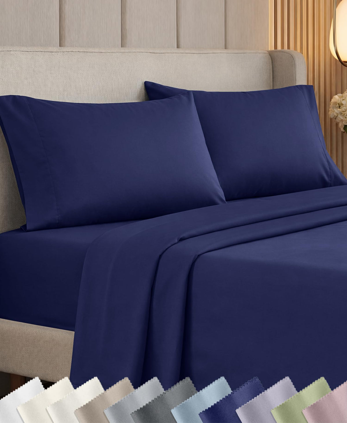 California Design Den Luxury 1000 Thread Count King Size Sheets Set