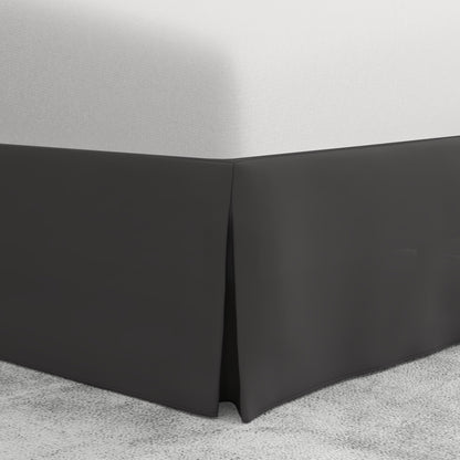Bed Maker’s Never Lift Your Mattress Bed Skirt, Designed for Box Spring Beds, Split Corners, 14 Inch Drop Length, King, White