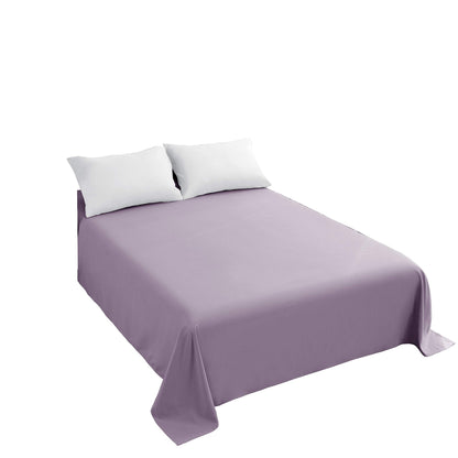 Sfoothome Queen Flat Sheet Black Top Sheet, Premium Hotel 1-Piece, Luxury and Soft 1500 Thread Count Quality Bedding Flat Sheet, Wrinkle-Free, Stain-Resistant