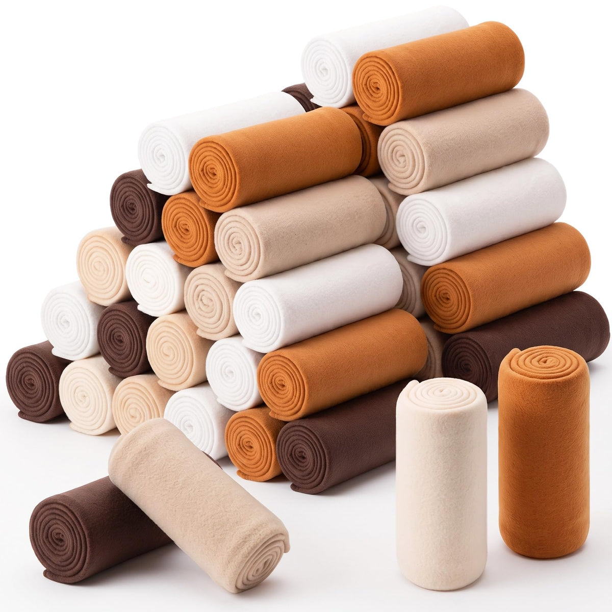 Macarrie 50 Pack Fleece Blankets Bulk,50 x 60 Inch Gray Soft Throw Blankets