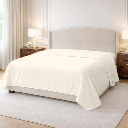 Kotton Culture 100% Egyptian Cotton 1 Pc Flat Sheet - 600 Thread Count, Soft and Crisp, Breathable, Top Sheet Only, Ultra Premium Sateen Weave Queen Bed Sheets, Cotton Flat Sheet (Chocolate)