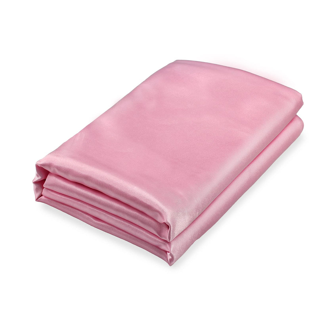 Homiest Black Satin Flat Sheet, Full Silky Bed Top Sheet Only