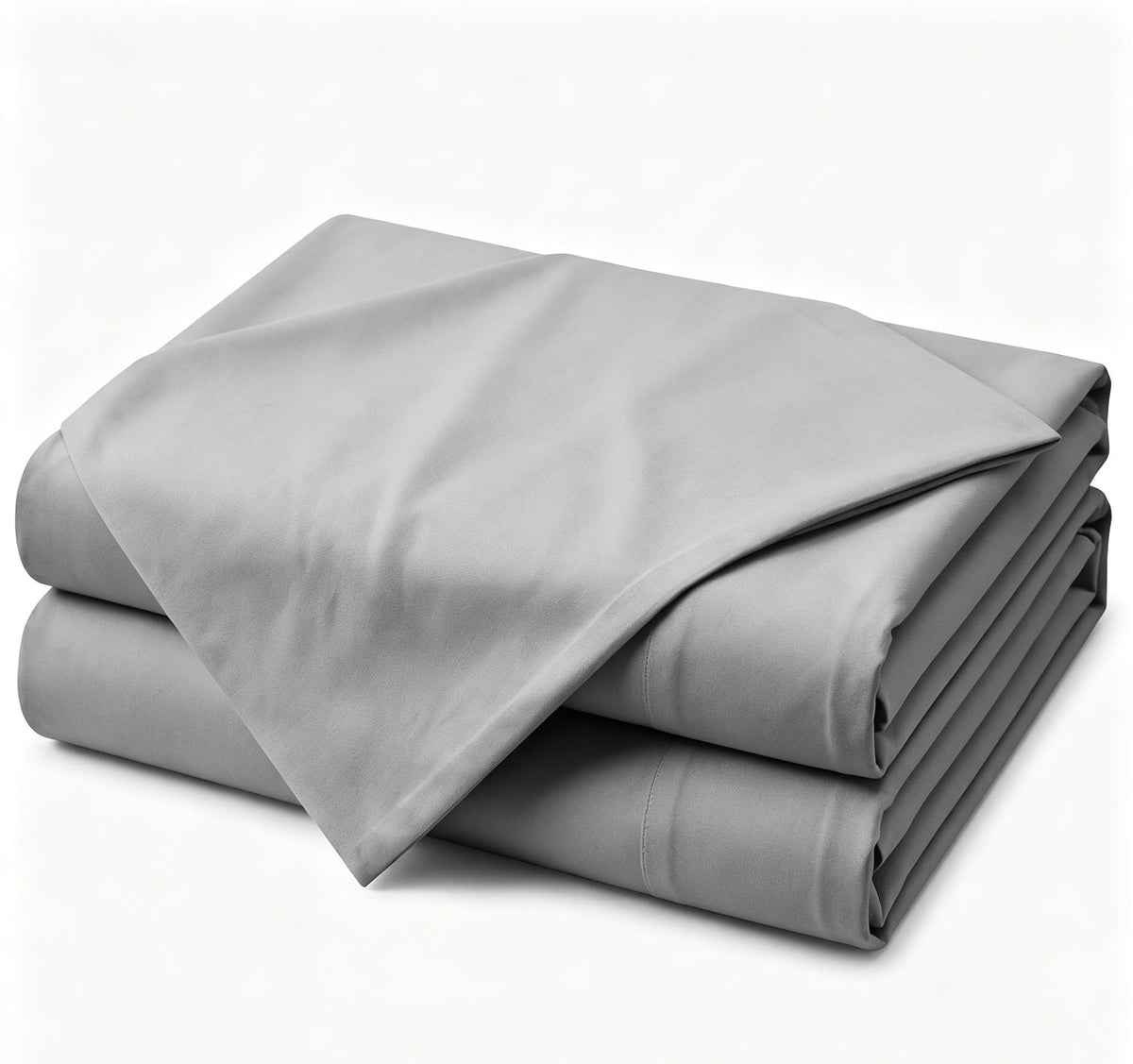 Hotel Quality Flat Sheet Only - Brushed Microfiber Top Sheet - Ultra Soft & Breathable - Wrinkle-Free - Easy Care - Flat Sheet Only (1, Gray, Twin)