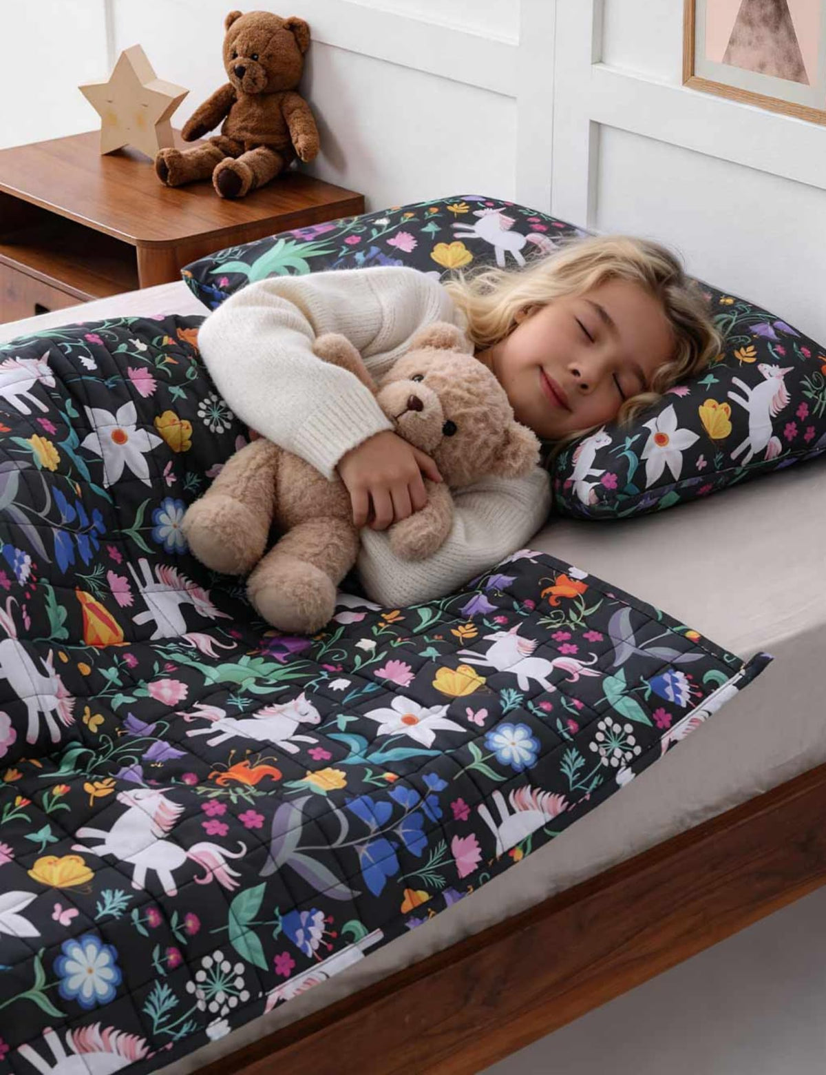 YnM 15lbs Weighted Blanket for Adults, 48x72 Inches, Dark Grey