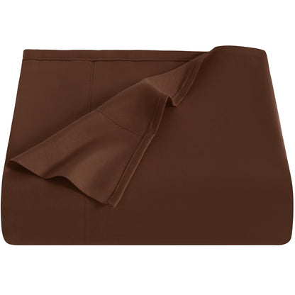 NTBAY Queen Microfiber Flat Sheet, 90 x 102, Black
