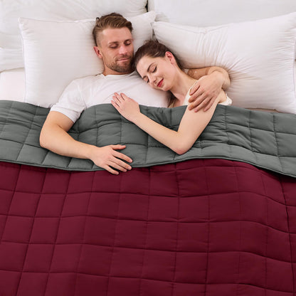 yescool Weighted Blanket for Adults 20lbs Queen Size, 60" x 80", Grey