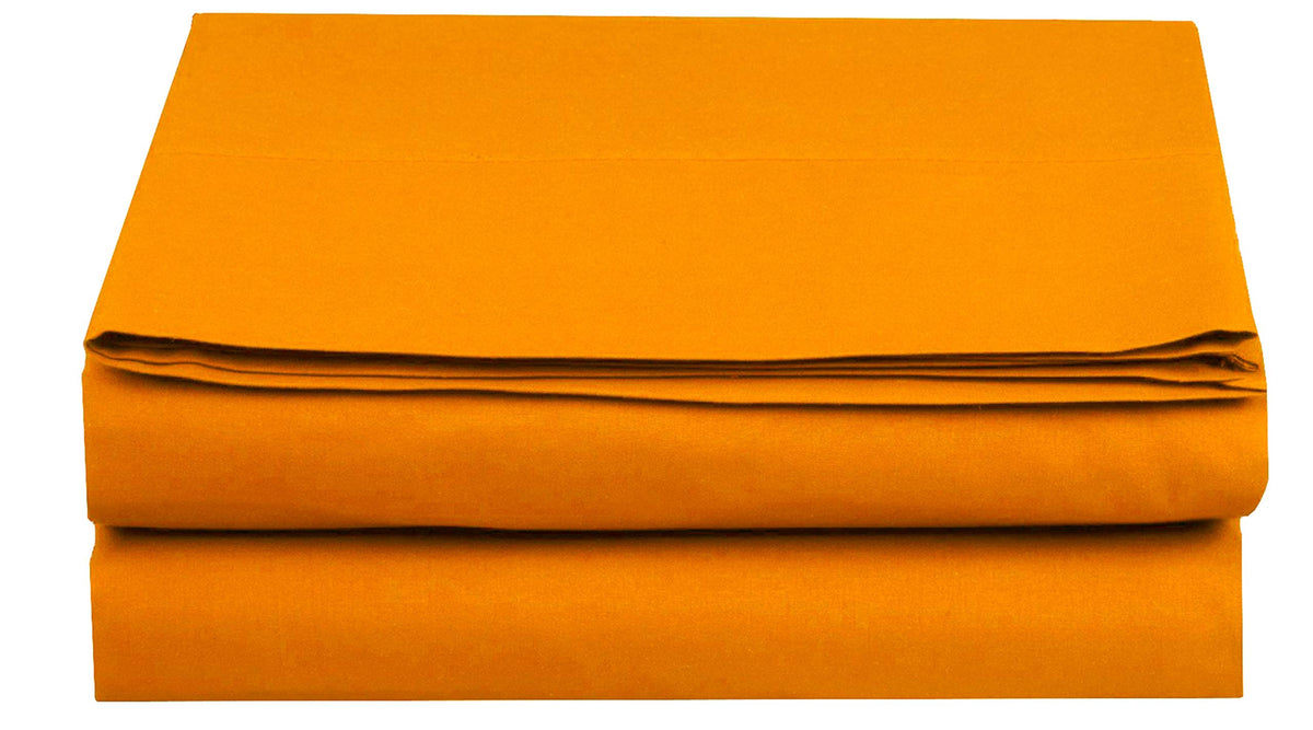 Elegant Comfort Premium Hotel Quality 1-Piece Flat Sheet, Luxury and Softest 1500 Premium Hotel Quality Microfiber Bedding Flat Sheet, Wrinkle-Free, Stain-Resistant, California King, Cream