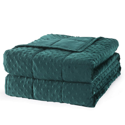 Mr. Sandman Cooling Weighted Blanket for Adults, Queen Size 15 lbs, 60″x80″