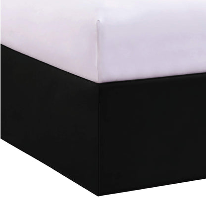 Bed Maker’s Never Lift Your Mattress Bed Skirt, Designed for Box Spring Beds, Split Corners, 14 Inch Drop Length, King, White