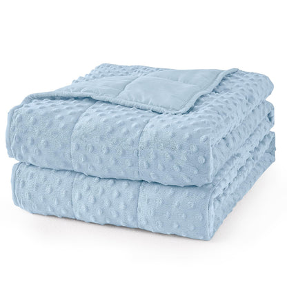 Mr. Sandman Cooling Weighted Blanket for Adults, Queen Size 15 lbs, 60″x80″