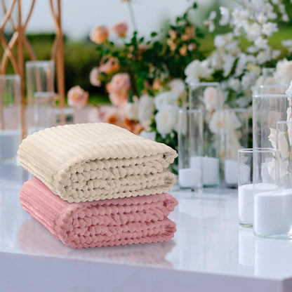 Buryeah 12 Pcs Flannel Blankets Bulk,Fall Outdoor Wedding, Multicolor