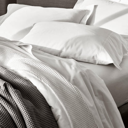 BOLL & BRANCH Signature Hemmed Flat Sheet, King, White