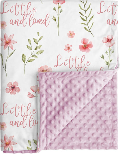Fleece Baby Blankets for Girls & Boys, Infant Toddler Blanket