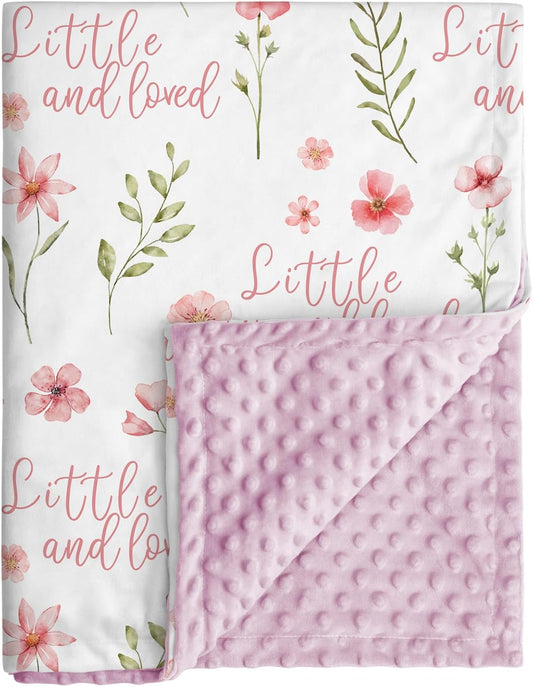 Fleece Baby Blankets for Girls & Boys, Infant Toddler Blanket