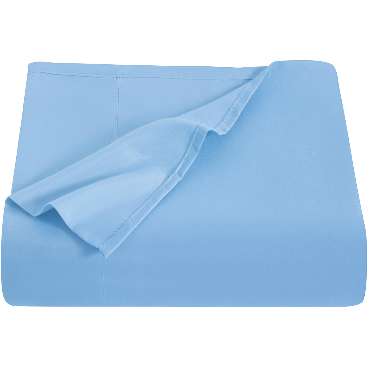 NTBAY Queen Microfiber Flat Sheet, 90 x 102, Black